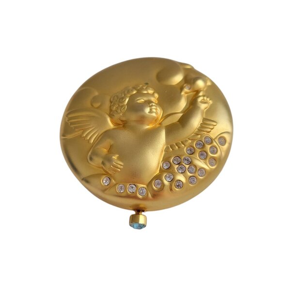 Estee Lauder March Angel Powder Compact Lucidity Transparent 06 Collectible - Picture 1 of 8